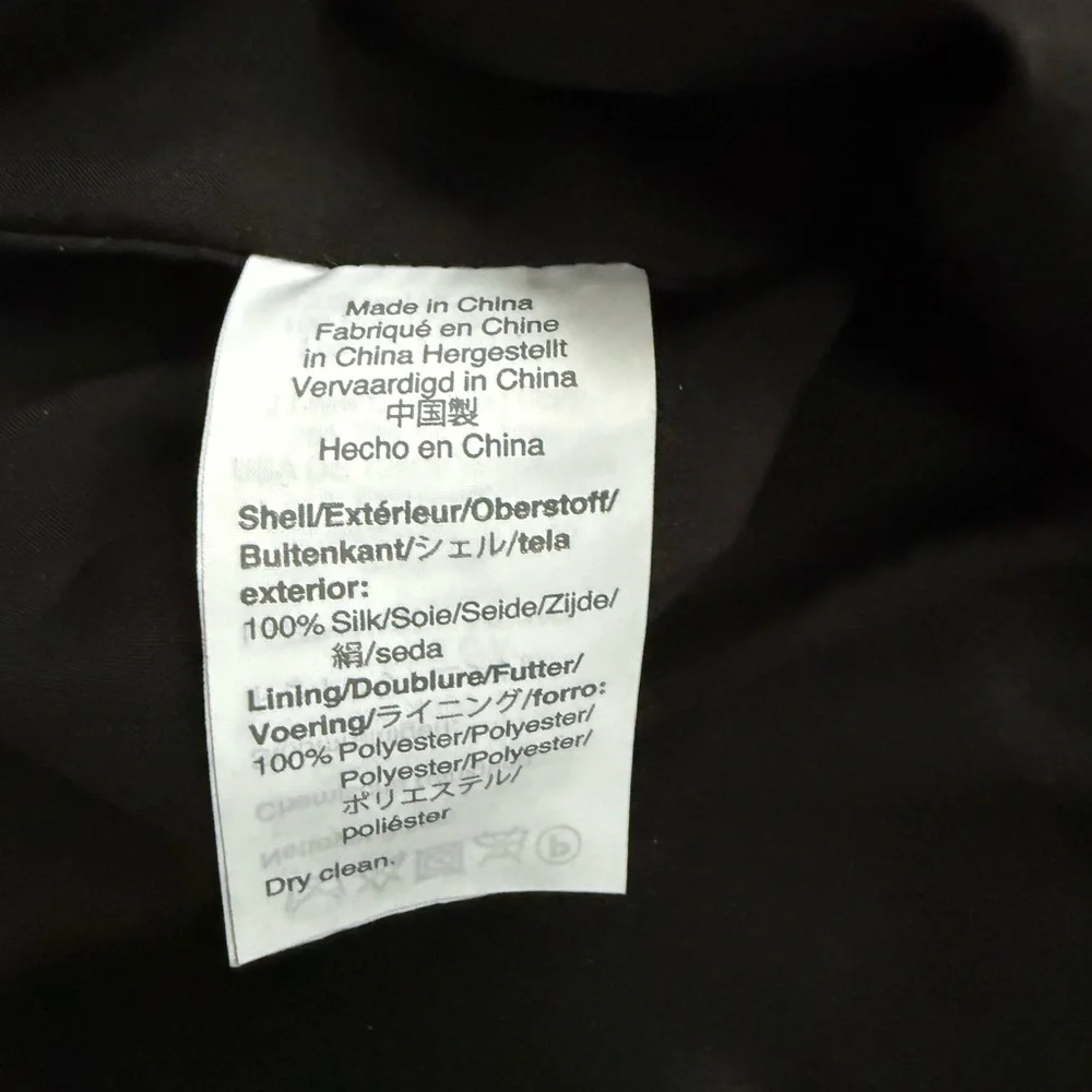 Madewell Silk Black Blouse with Red and Yellow Floral Print - Picture 10 of 10